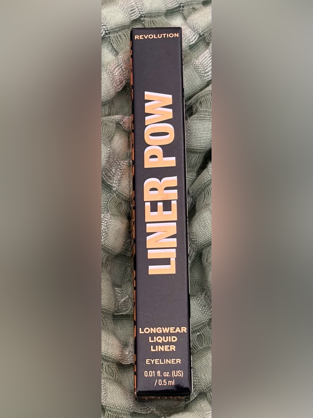 Revolution Liner Pow Longwear Liquid Liner - Black & Gold Accents